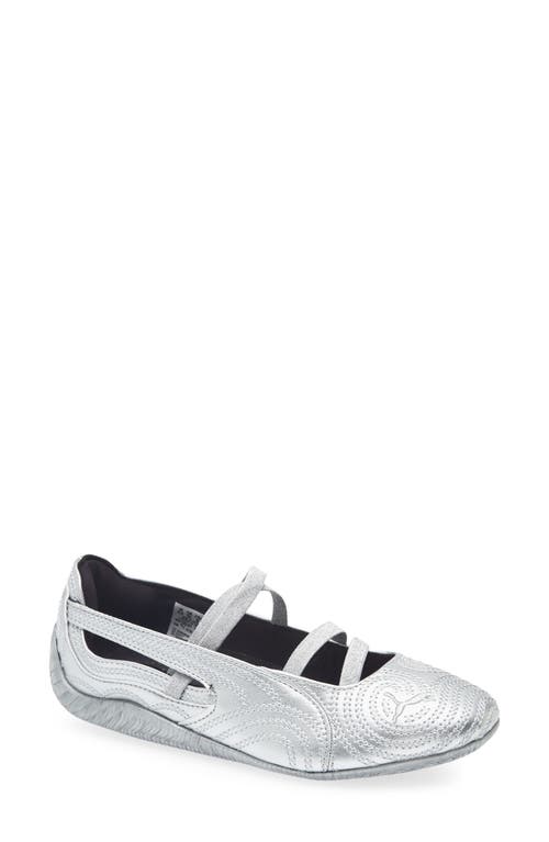 Puma X 'wicked' Speedcat Ballet Sneaker In Silver