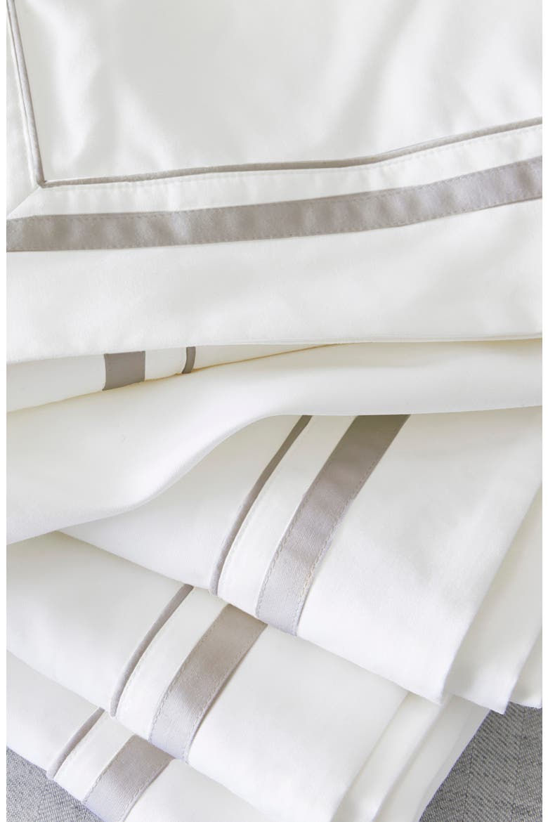 Cavendish Duvet Cover, Alternate, color, WHITE/ MINK