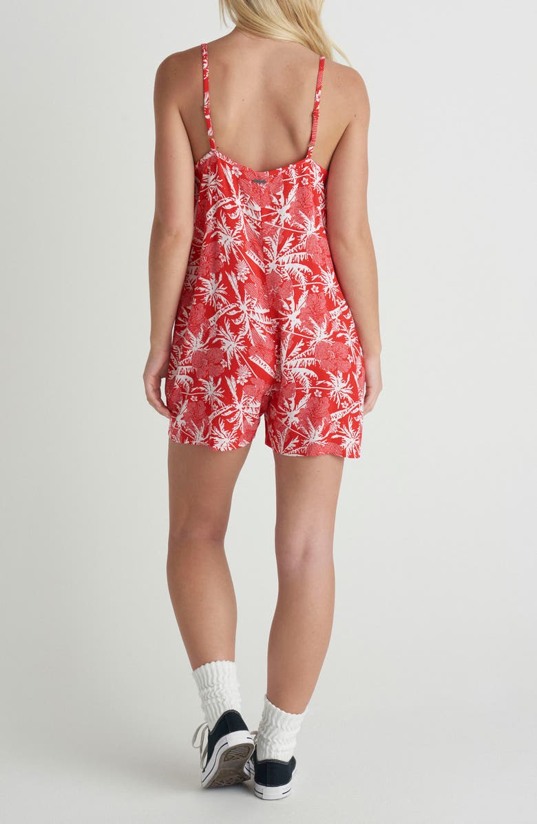 Hurley Getaway Romper, Alternate, color, Float Red