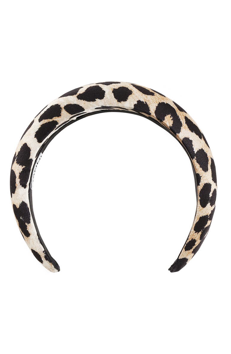 Ganni Floral Headband, Main, color,