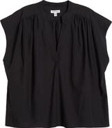 Nordstrom Shirred Cap Sleeve Top