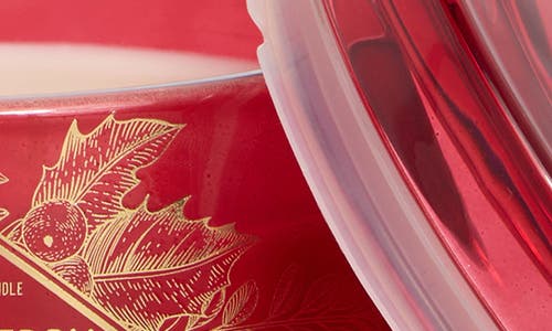 Portofino Candles Cranberry Spice 3-wick Jar Candle In Red