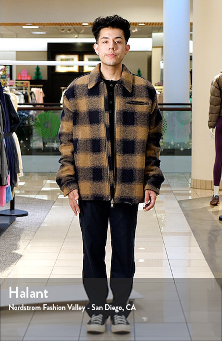 Greenland Plaid Wool Blend Jacket, sales video thumbnail