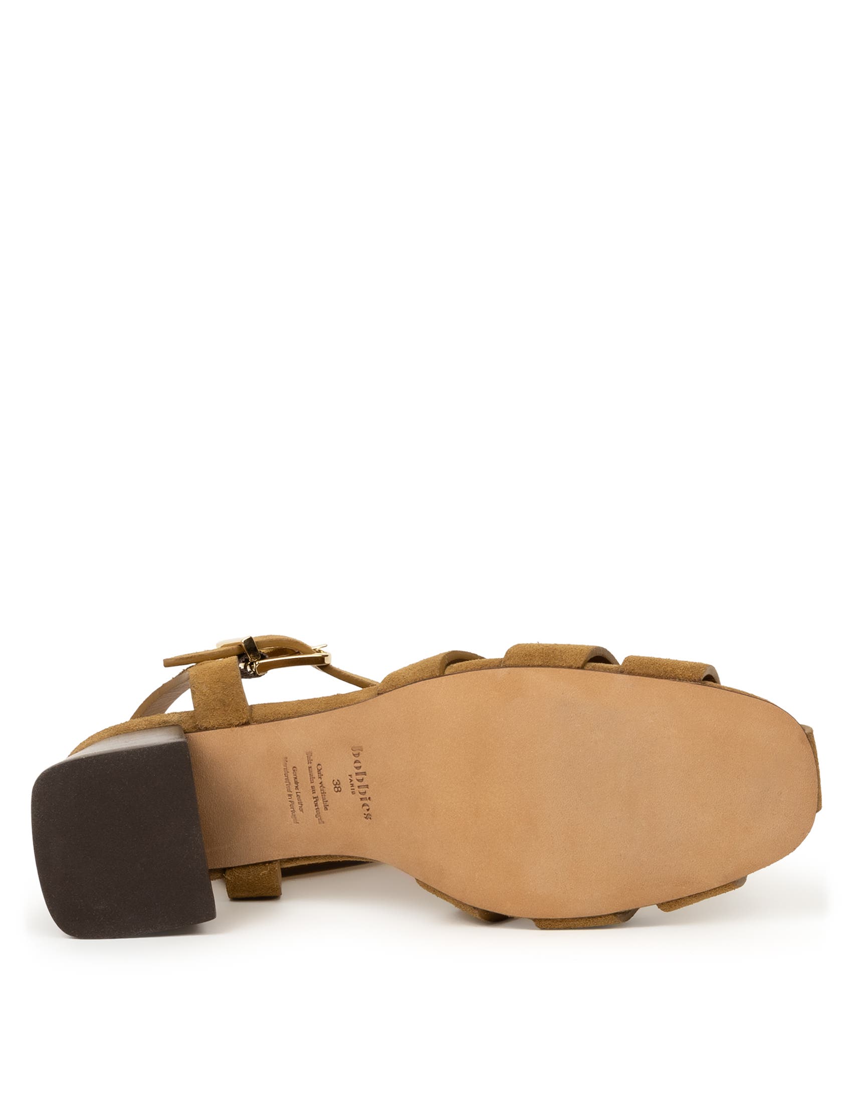 Ezra Heeled Sandals, Alternate, color, Nutmeg