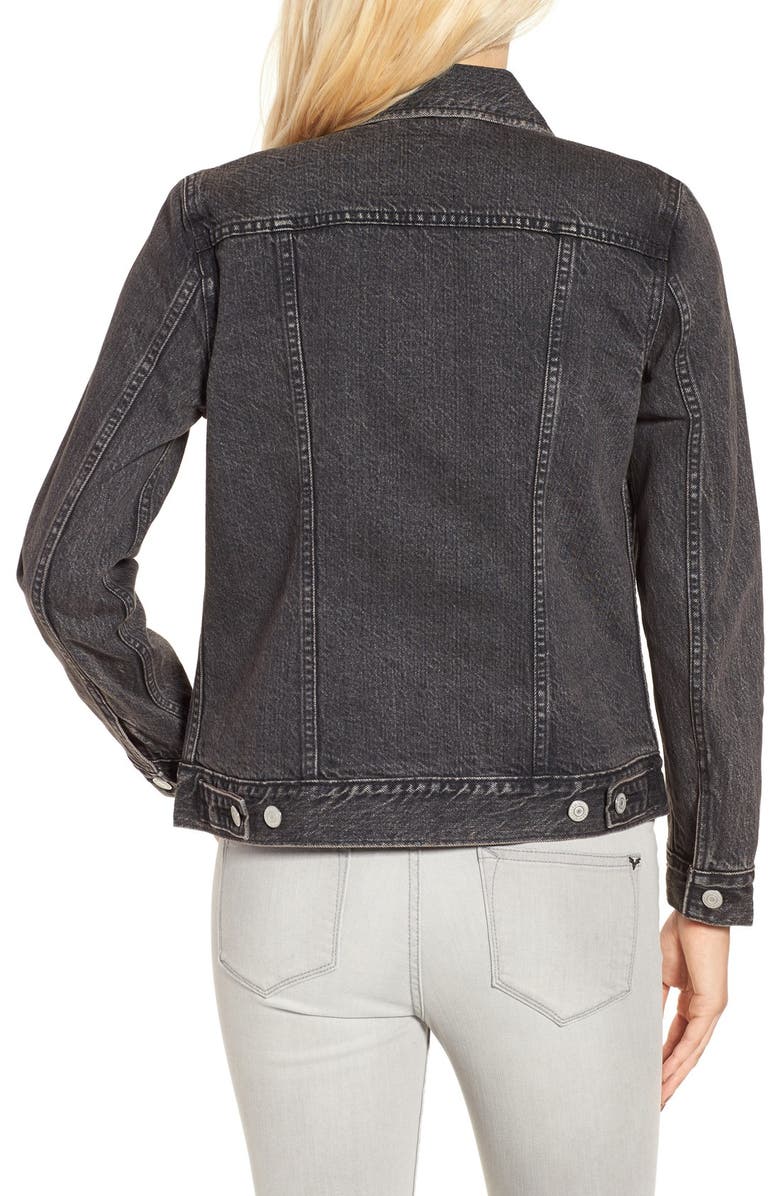 Levi's<sup>®</sup> 'Boyfriend' Denim Trucker Jacket, Alternate, color, 