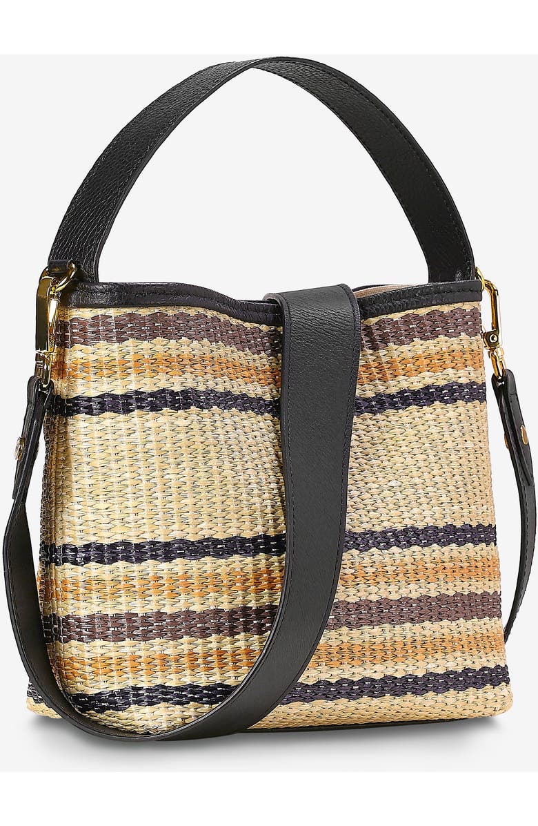 GiGi New York Tate Bucket Bag, Alternate, color, Natural Raffia