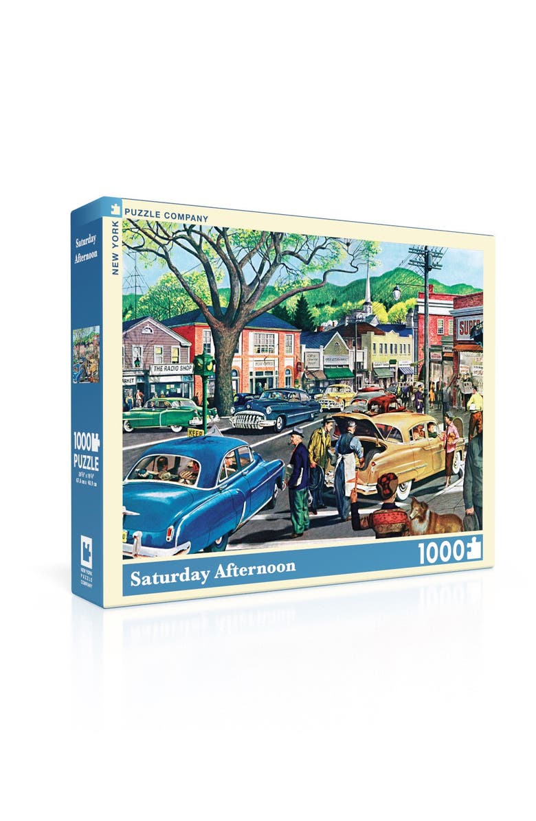 NEW YORK PUZZLE COMPANY Saturday Afternoon 1000 Piece Puzzle, Alternate, color, NO COLOR