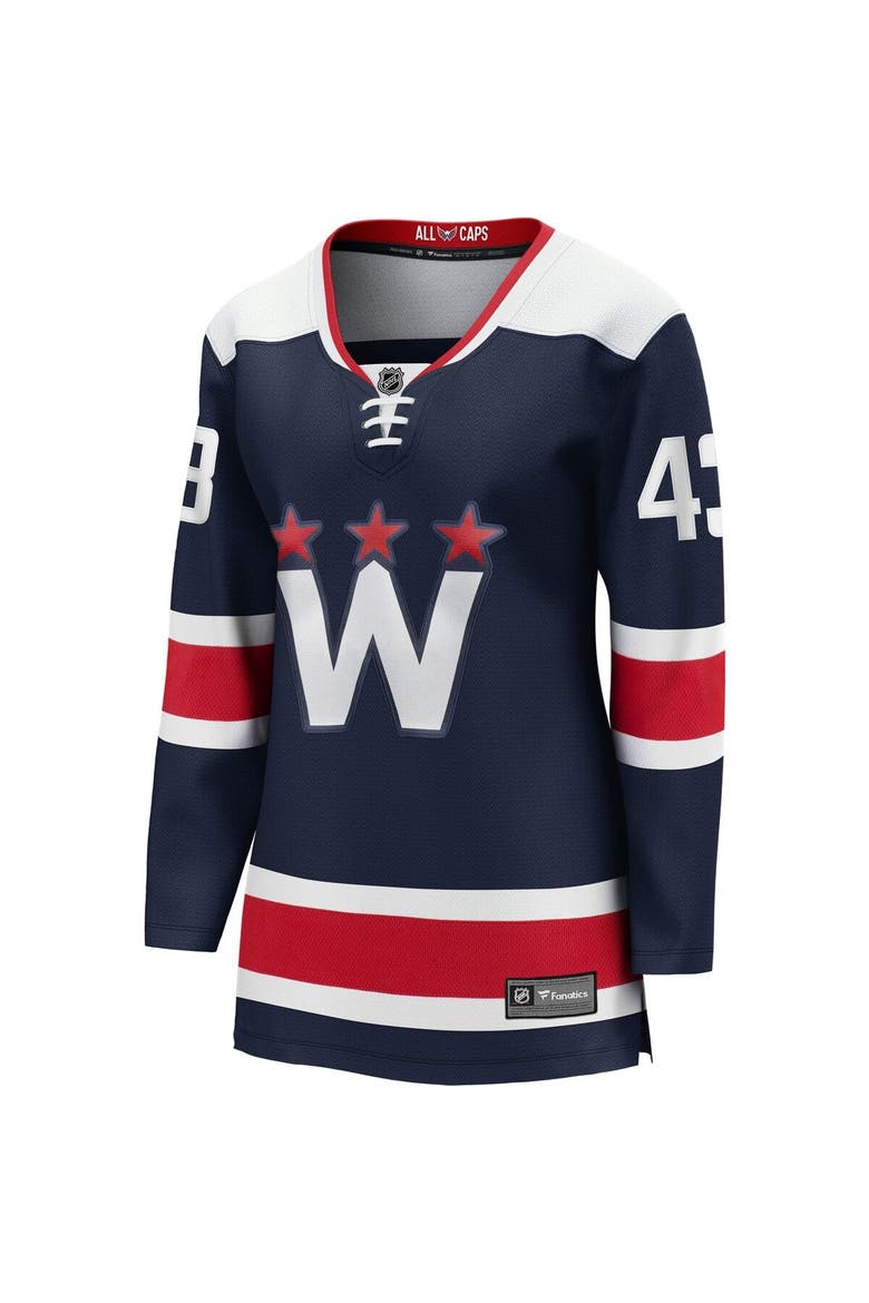 Women's Fanatics Branded Tom Wilson Navy Washington Capitals Alternate Premier Breakaway Player Jersey, Alternate, color, Navy