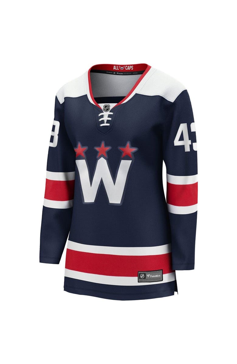 FANATICS Women's Fanatics Branded Tom Wilson Navy Washington Capitals Alternate Premier Breakaway Player Jersey, Alternate, color, 