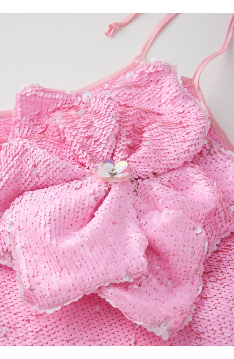 Marlo Kids Valery Sequin Mini Dress, Alternate, color, Pink