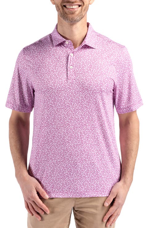 Pike Flora Print Polo