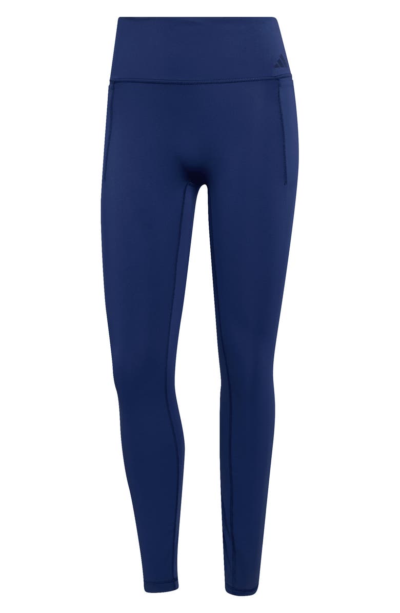 adidas Optime Workout Full Length Leggings, Alternate, color, Dark Blue