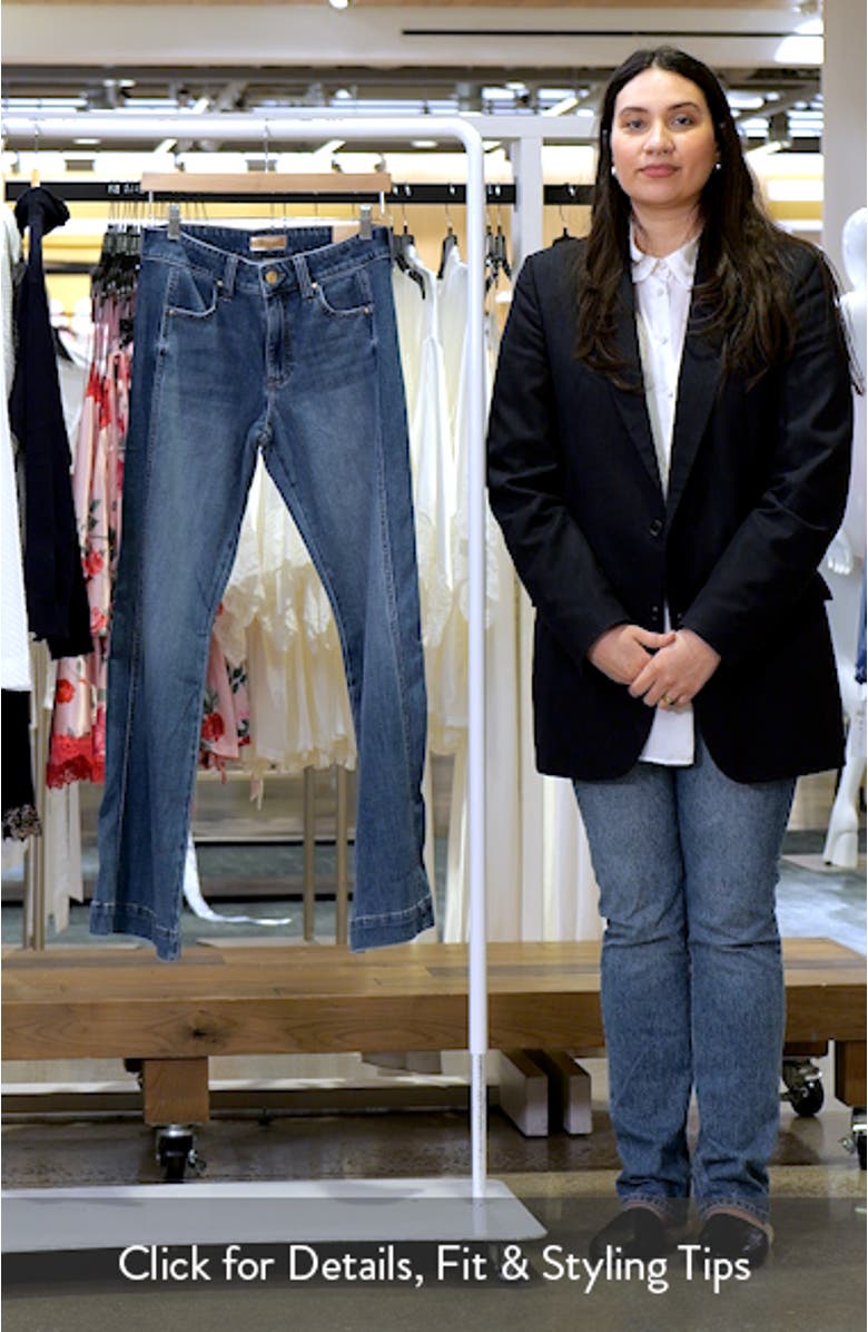 Natalie Paneled High Waist Bootcut Jeans, sales video thumbnail