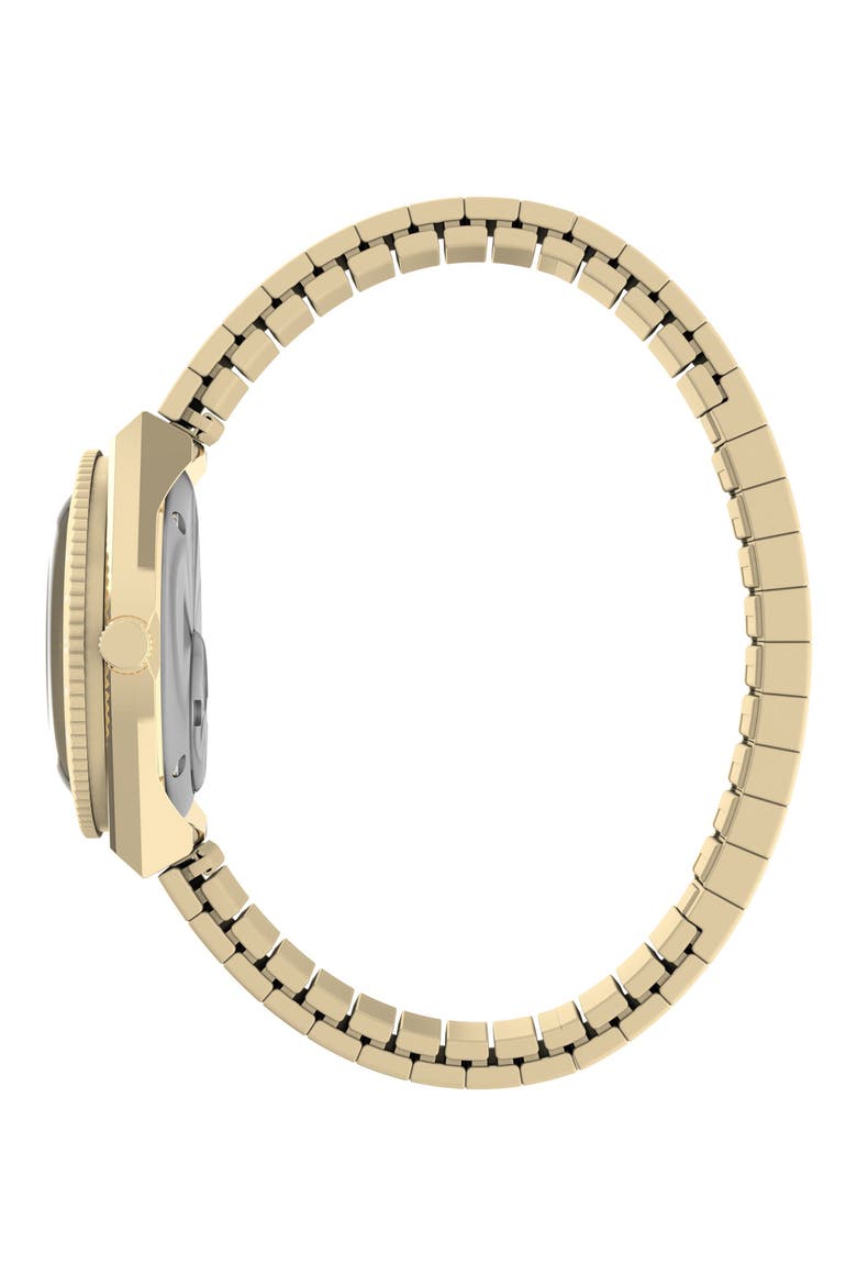 Q Timex® Mini 30mm Stainless Steel Expansion Band Watch, Alternate, color, GOLD-TONE