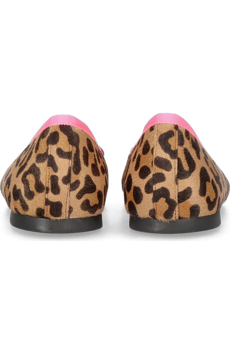 Pretty Ballerinas Round Toe Leopard Ballet Flat, Alternate, color, Black