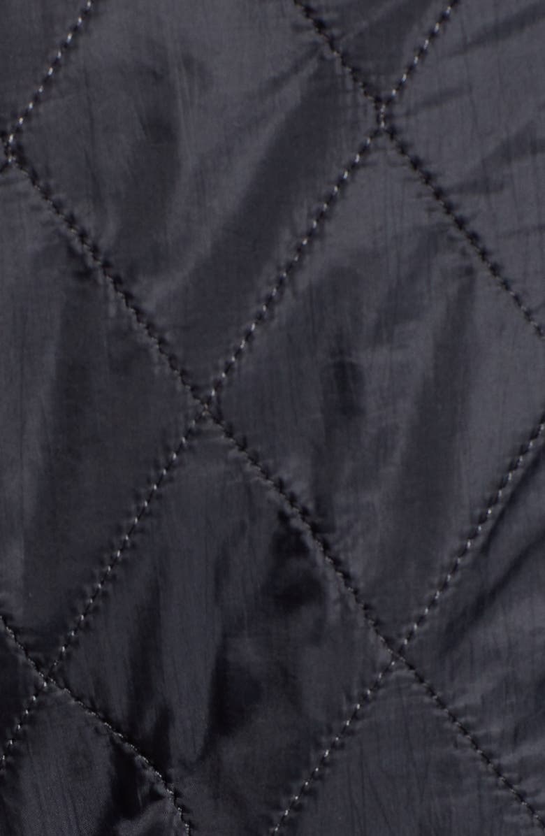 Barbour Cavalry Fleece Lined Quilted Jacket, Alternate, color, Navy