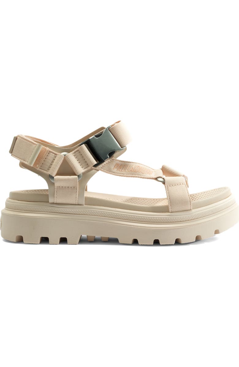 Palladium Pallacruise Platform Sandal, Alternate, color, Sand