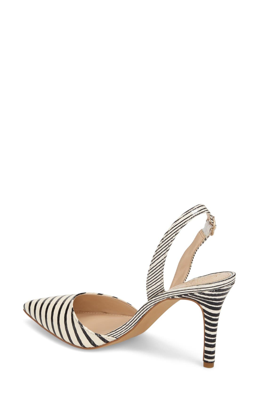 Vince Camuto 'Barlowe' Pointy Toe Slingback Pump, Alternate, color, 