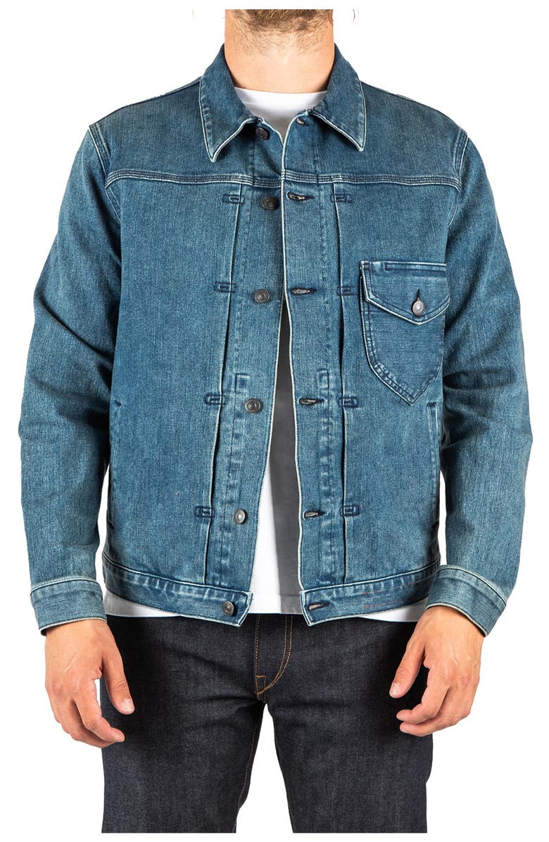 HIROSHI KATO The Blade Denim Jacket, Main, color, Hayley