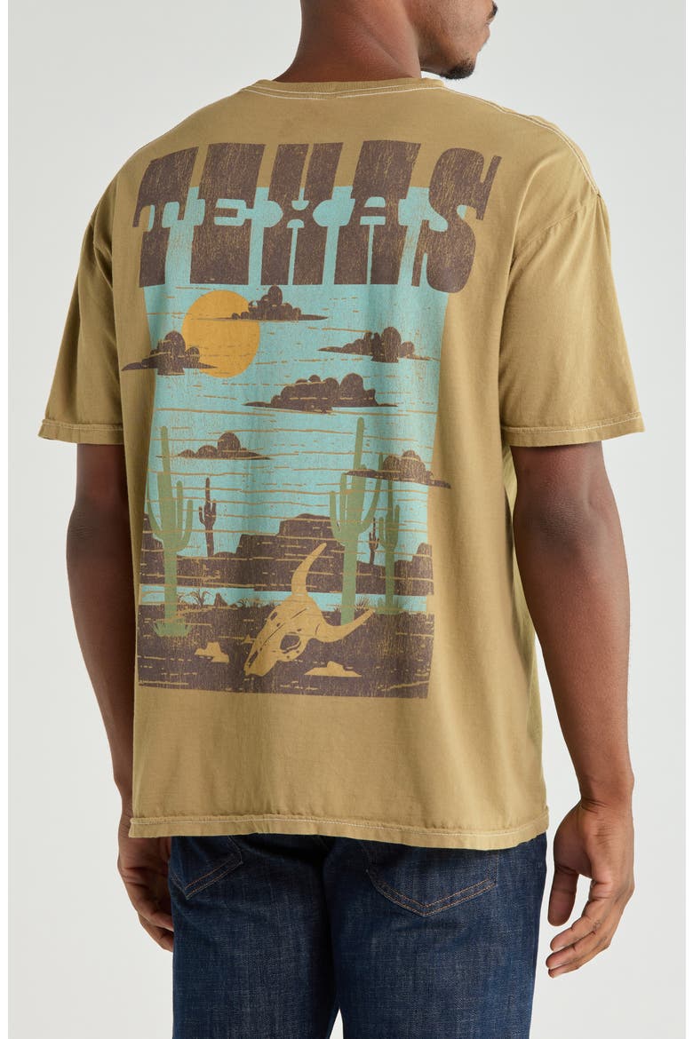 Texas Box Graphic T-Shirt, Alternate, color, KELP