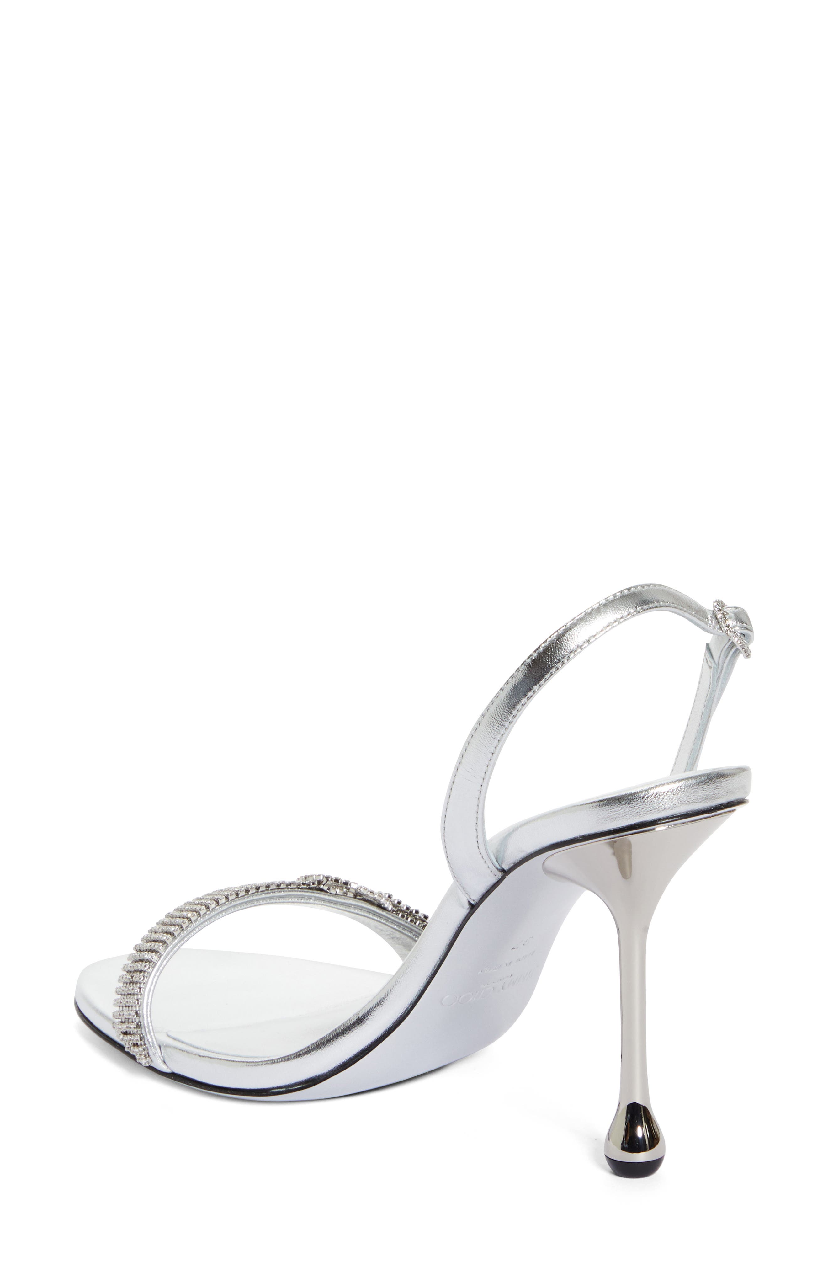 Jimmy Choo Tabatha Crystal Belt Strap Slingback Sandal, Alternate, color, 