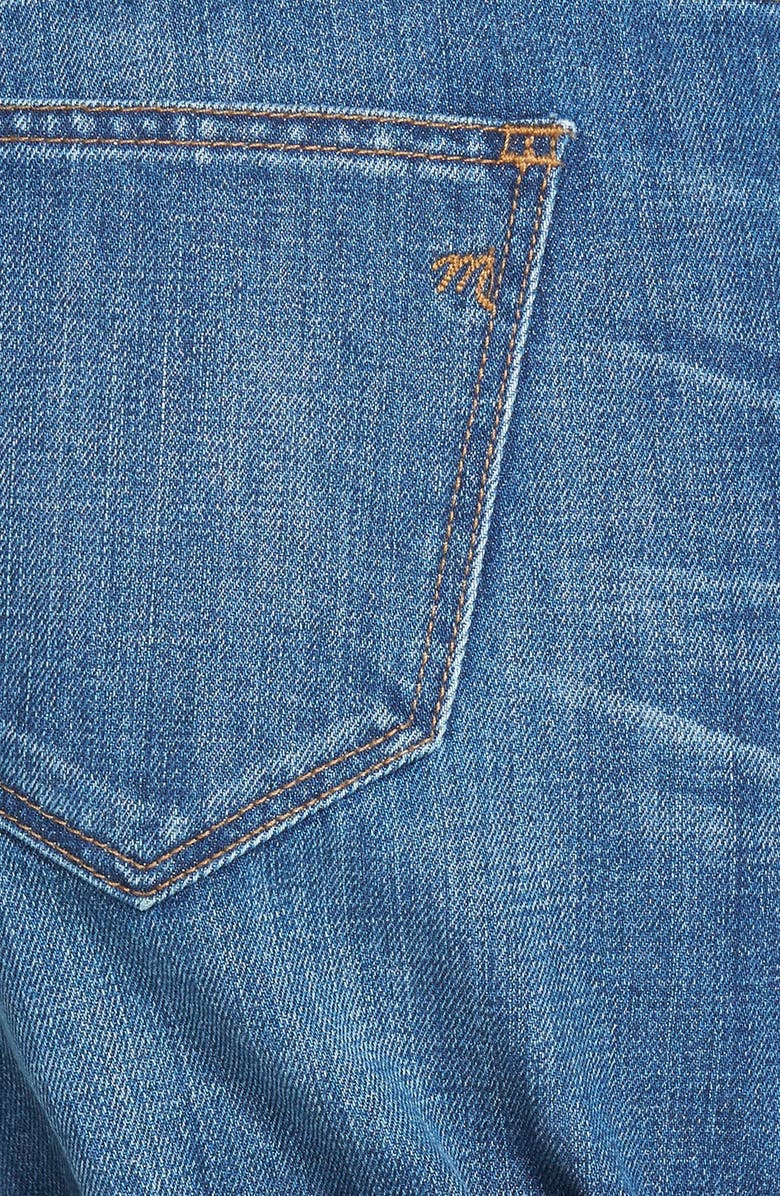 Madewell Raw Edge Denim Boyshorts, Alternate, color,