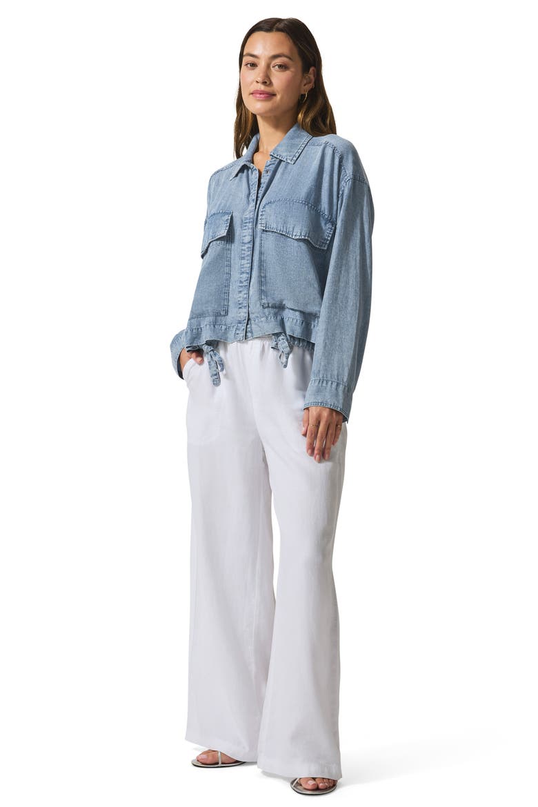 Charlie Chambray Jacket, Alternate, color, INDIGO