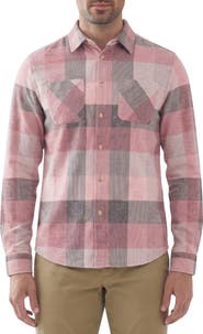 Report Collection Check Flannel Button Up Shirt