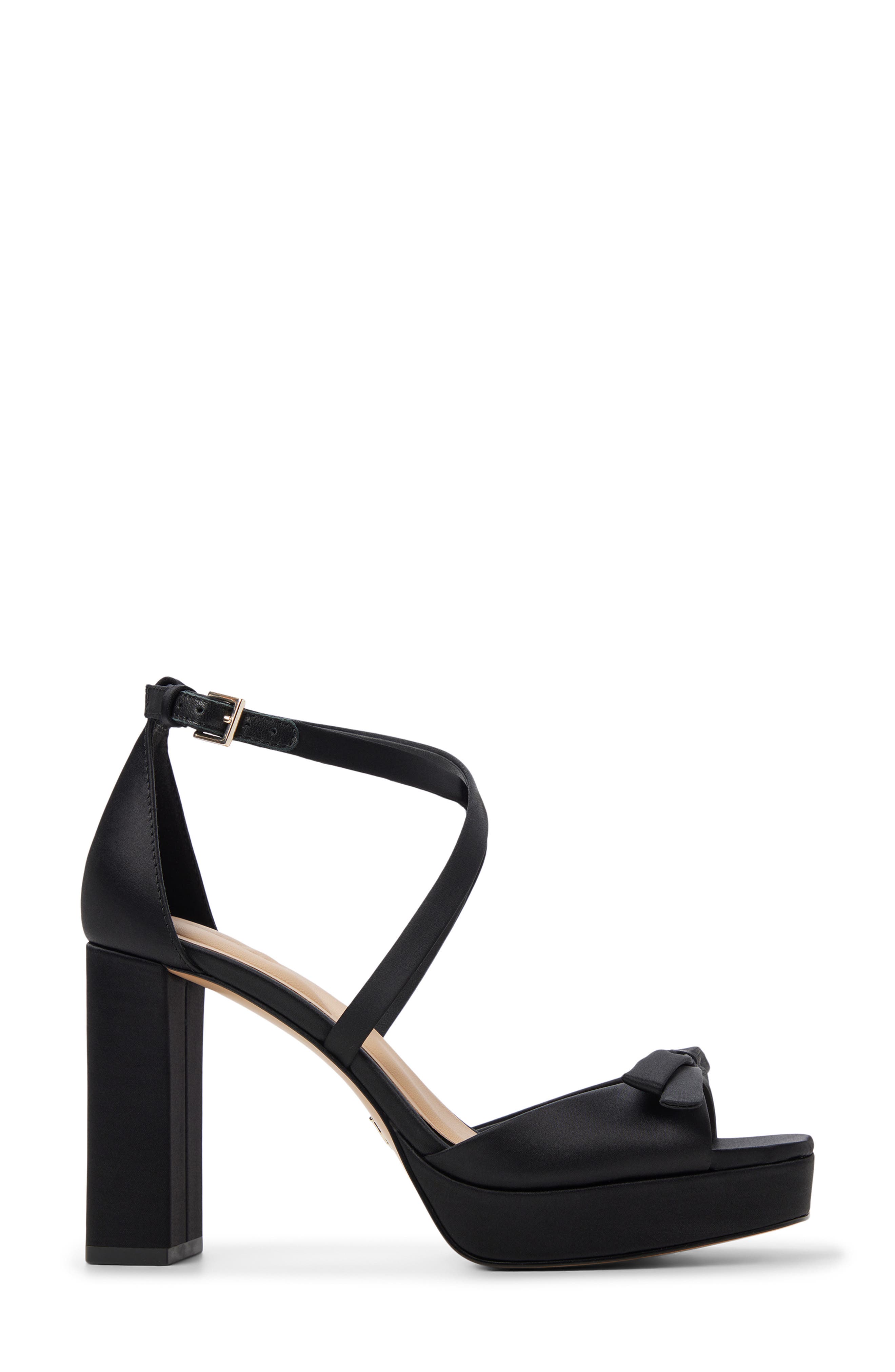 Beverly Platform Sandal, Alternate, color, BLACK