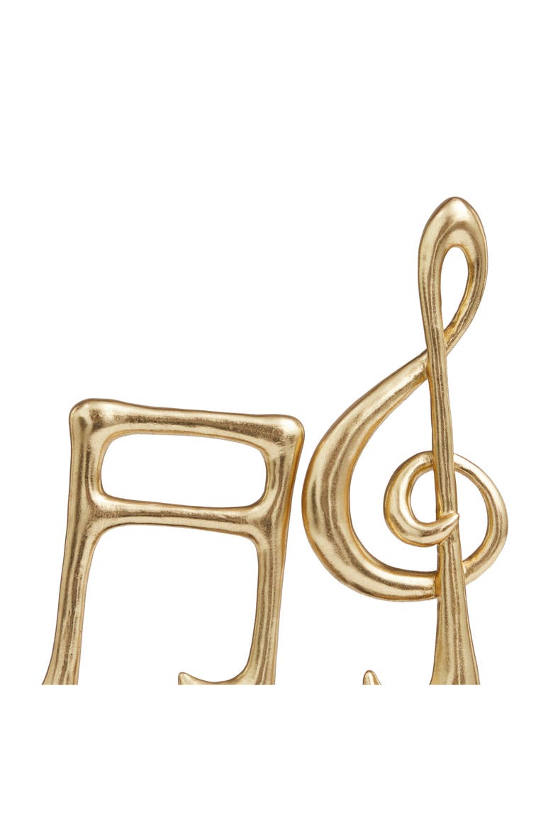 Musical Notes Gold Color Novogratz Set of 2 Music Note Sculptures | Nordstromrack