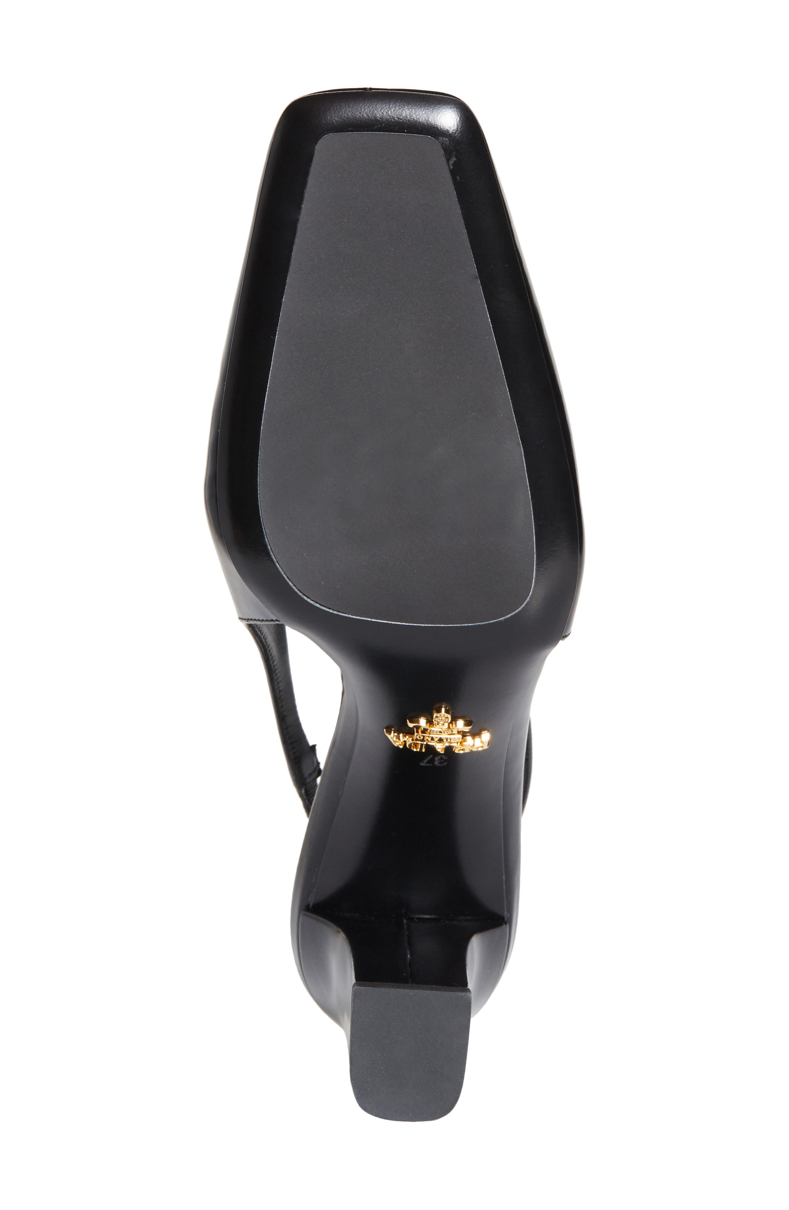 Prada Modellerie Square Toe Slingback Pump, Alternate, color, 