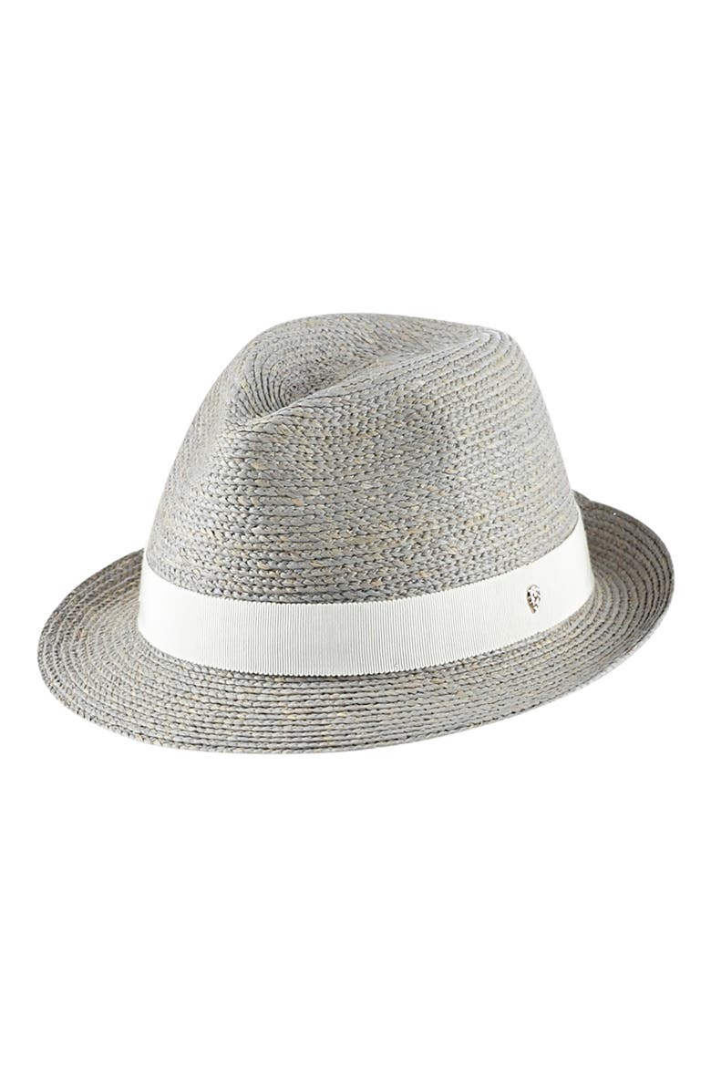 Raffia Fedora, Main, color, ECLIPSE MELANGE/MOONLIGHT