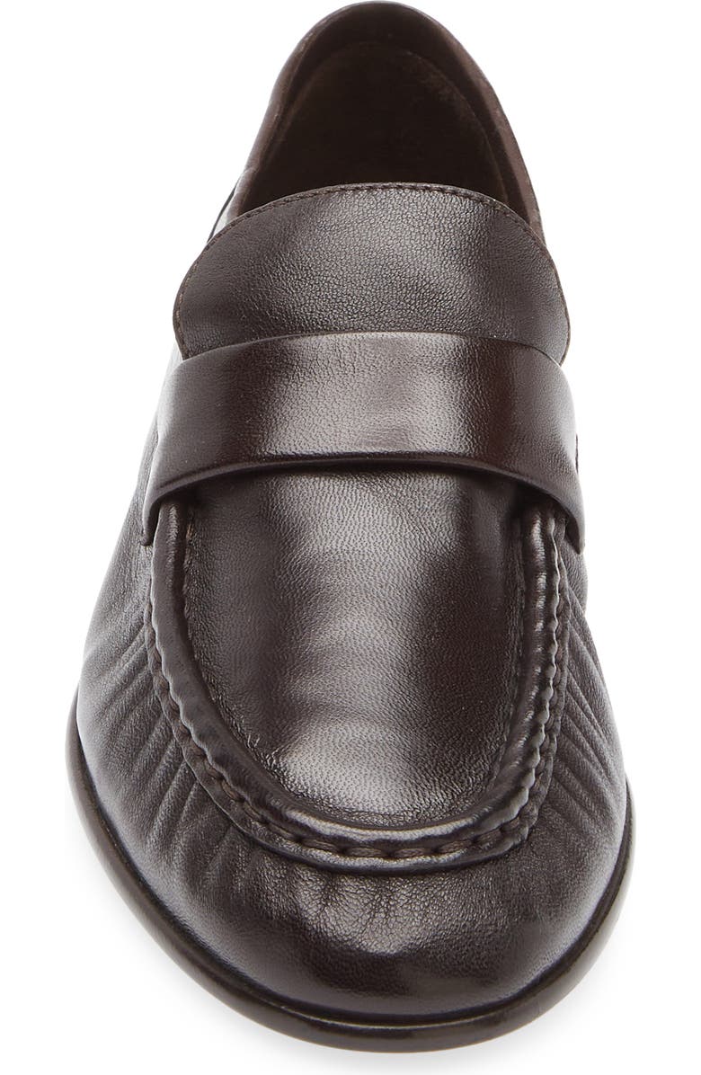 The Row Soft Loafer, Alternate, color, Dark Brown