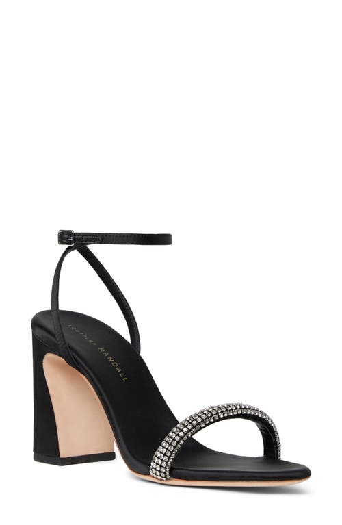 Loeffler Randall Malia Ankle Strap Sandal In Black