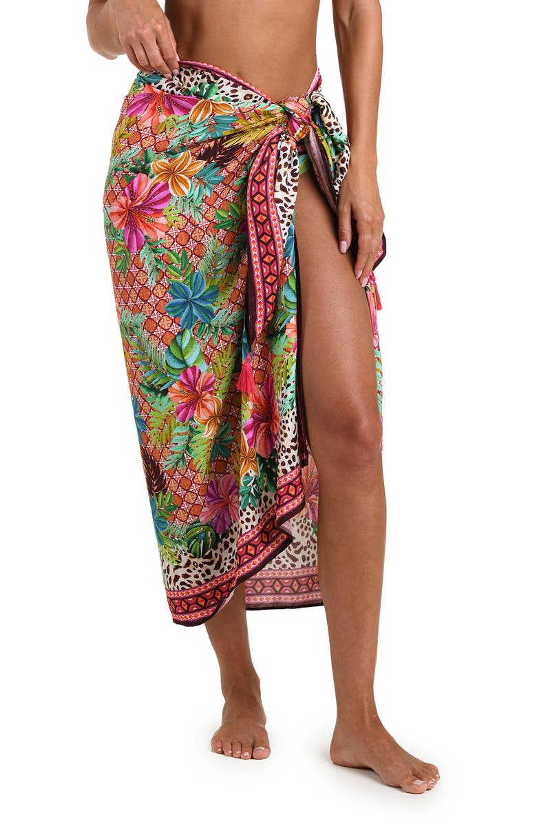 Sunshine 79 Paradise Heat Pareo, Main, color, Island Multi