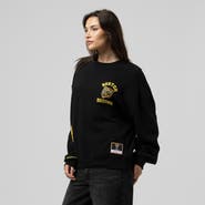 Mitchell & Ness Women's Mitchell & Ness Black Boston Bruins Vintage Crewneck Sweatshirt