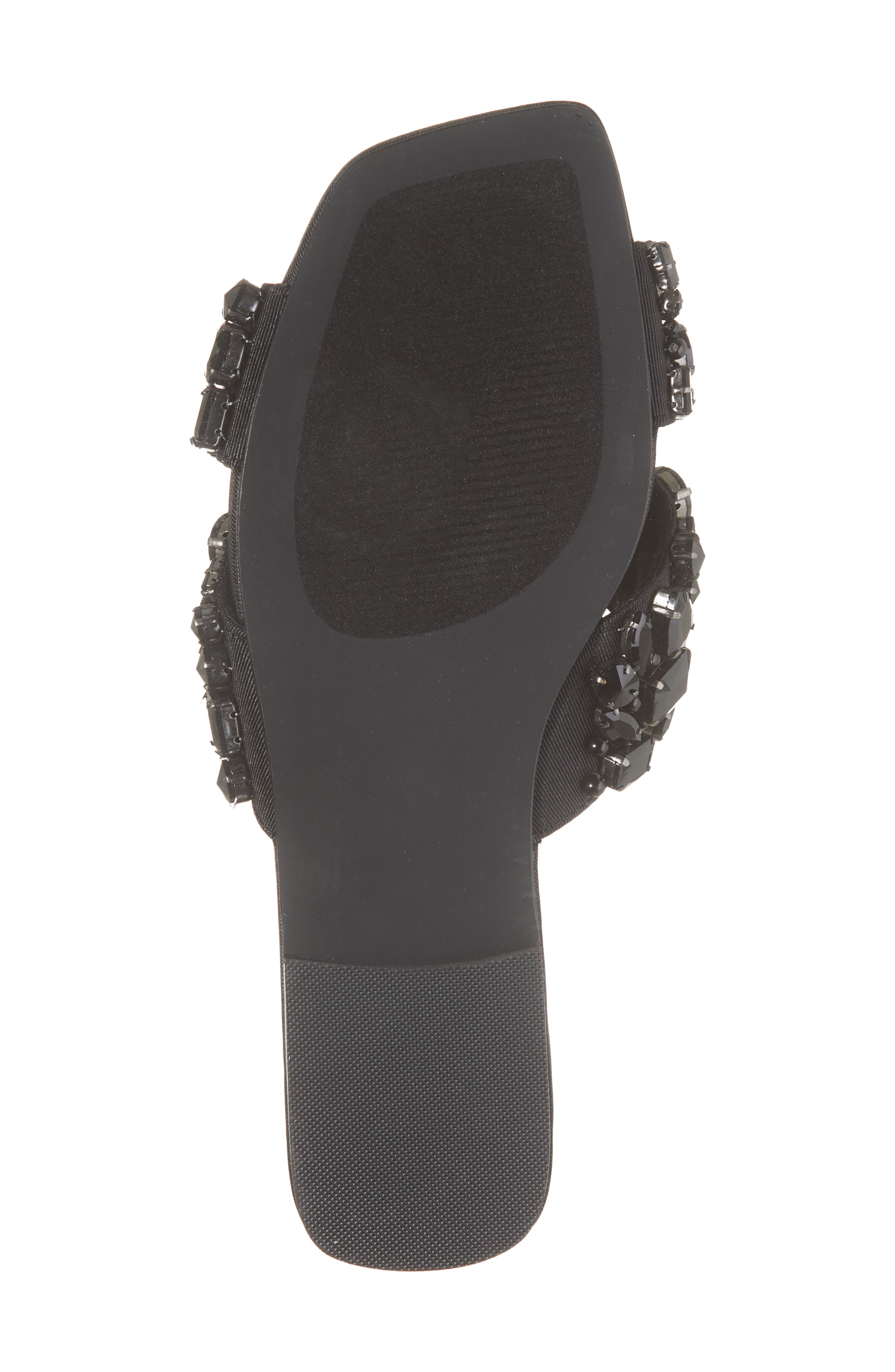 Levity Crystal Embellished Sandal, Alternate, color, BLACK