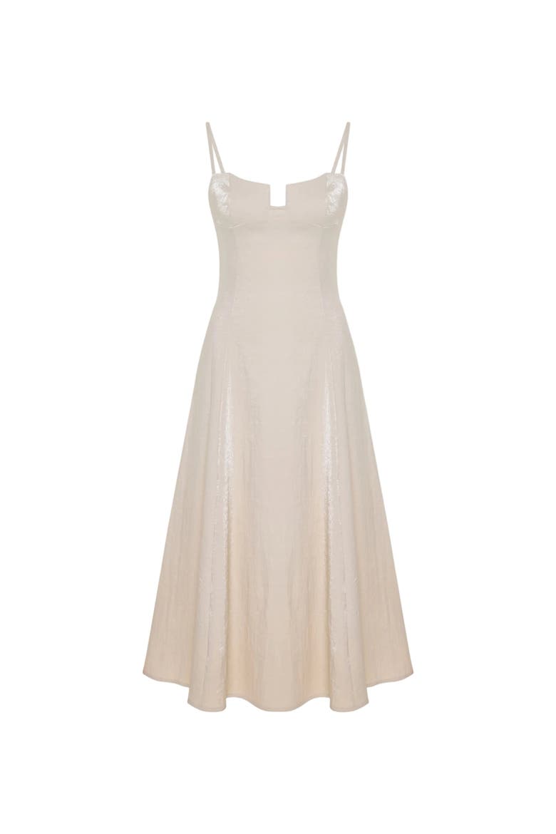 Daydreamers Strappy Midi Dress, Main, color, Beige