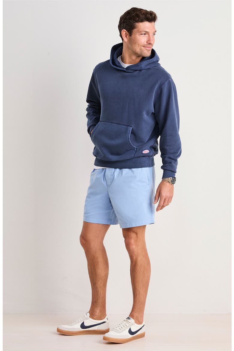 Cotton French Terry Hoodie, Alternate, color, BLUE MIRAGE