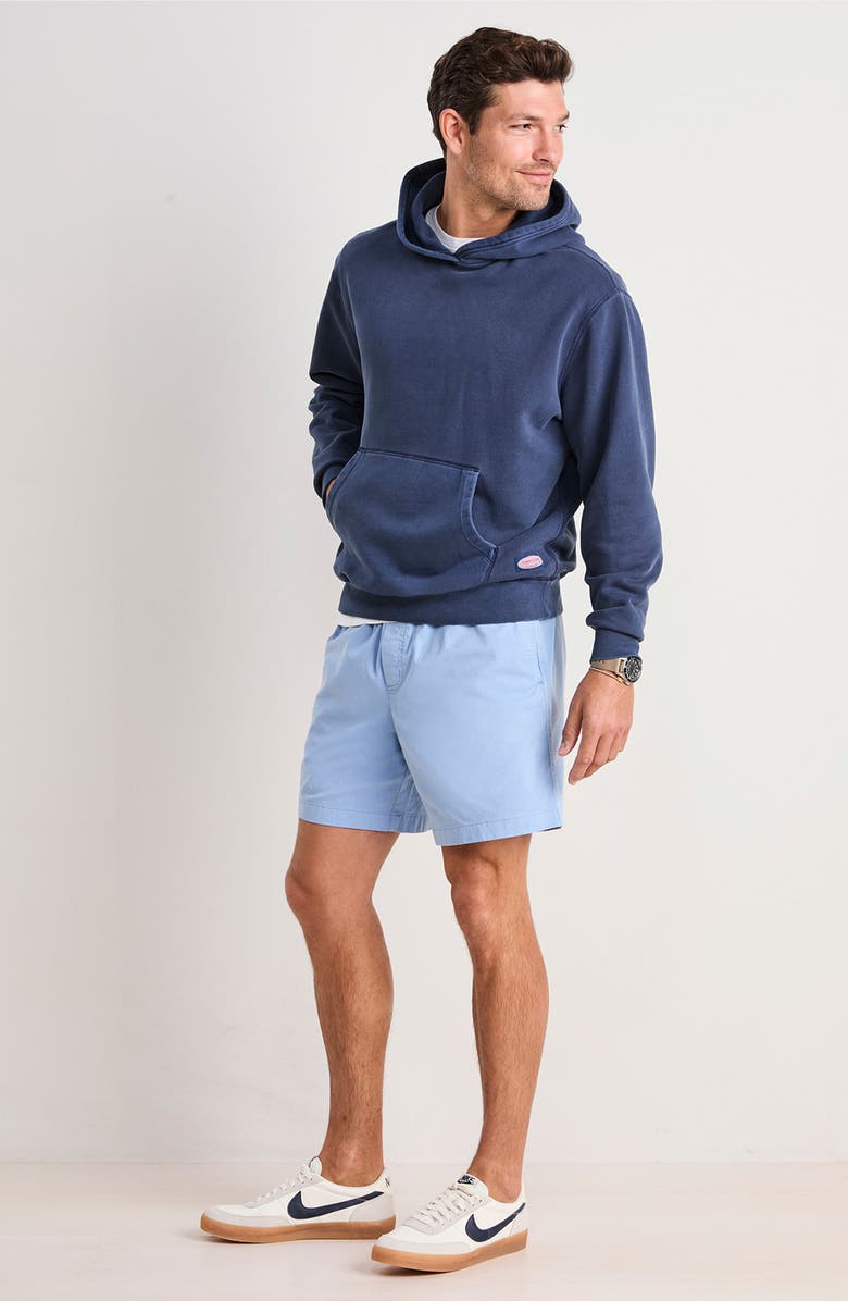 vineyard vines Cotton French Terry Hoodie, Alternate, color, Blue Mirage