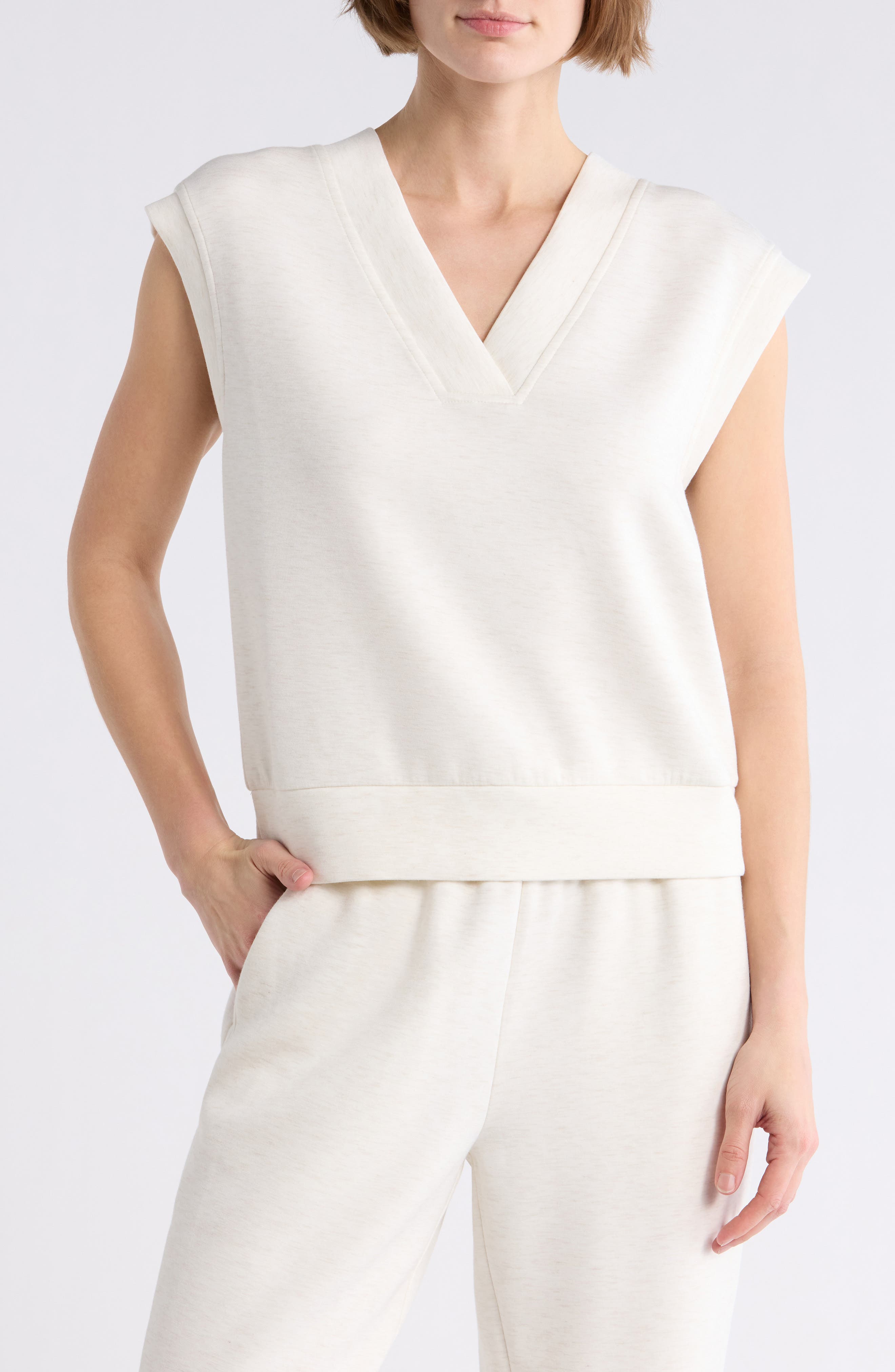 BEIGE IVORY HEATHER