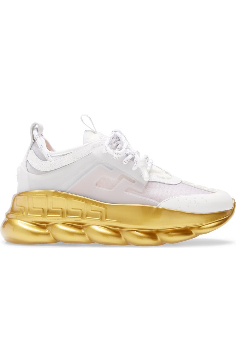 Versace Chain Reaction Sneaker, Alternate, color,