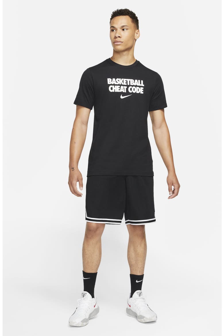 DNA Dri-FIT Basketball Shorts, Alternate, color, BLACK/ WHITE