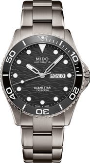 MIDO Ocean Star 200 Titanium Bracelet Watch, 42.5mm