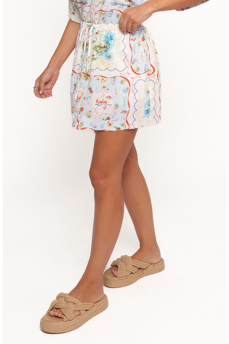 Abella Print Miniskirt, Alternate, color, LUCIA