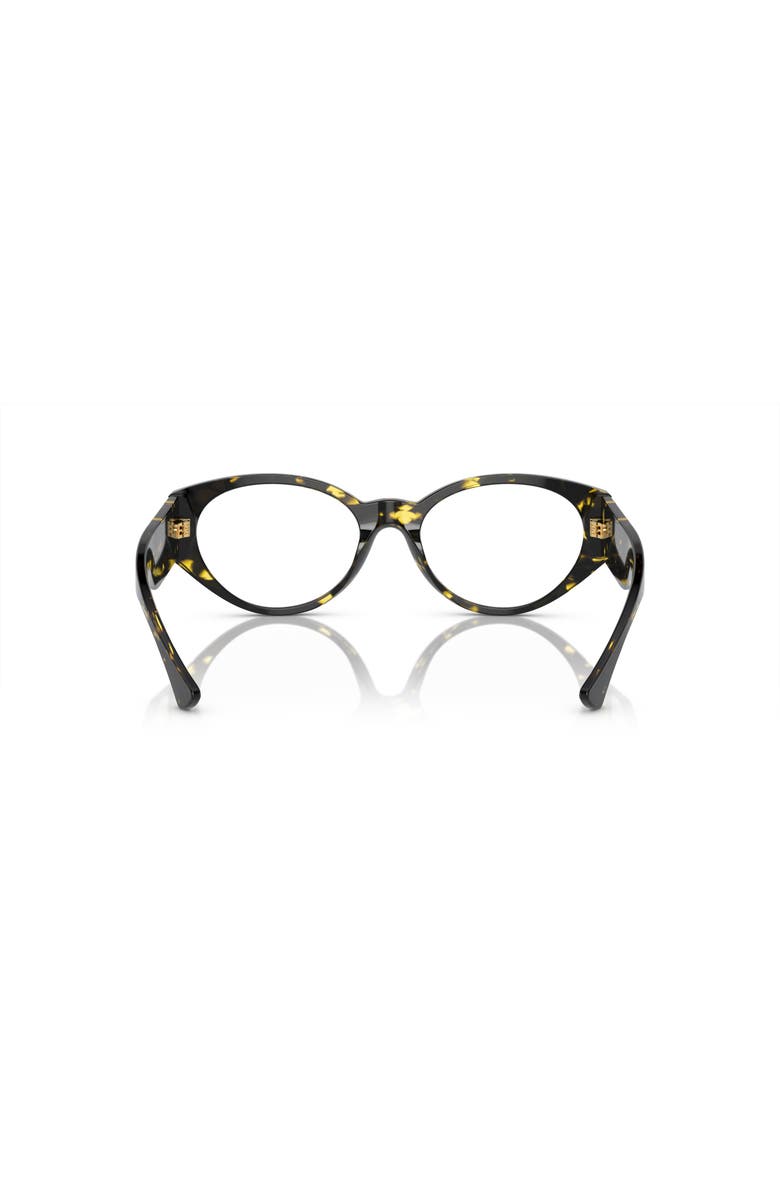 Versace 52mm Oval optical glasses, Alternate, color, Tortoise