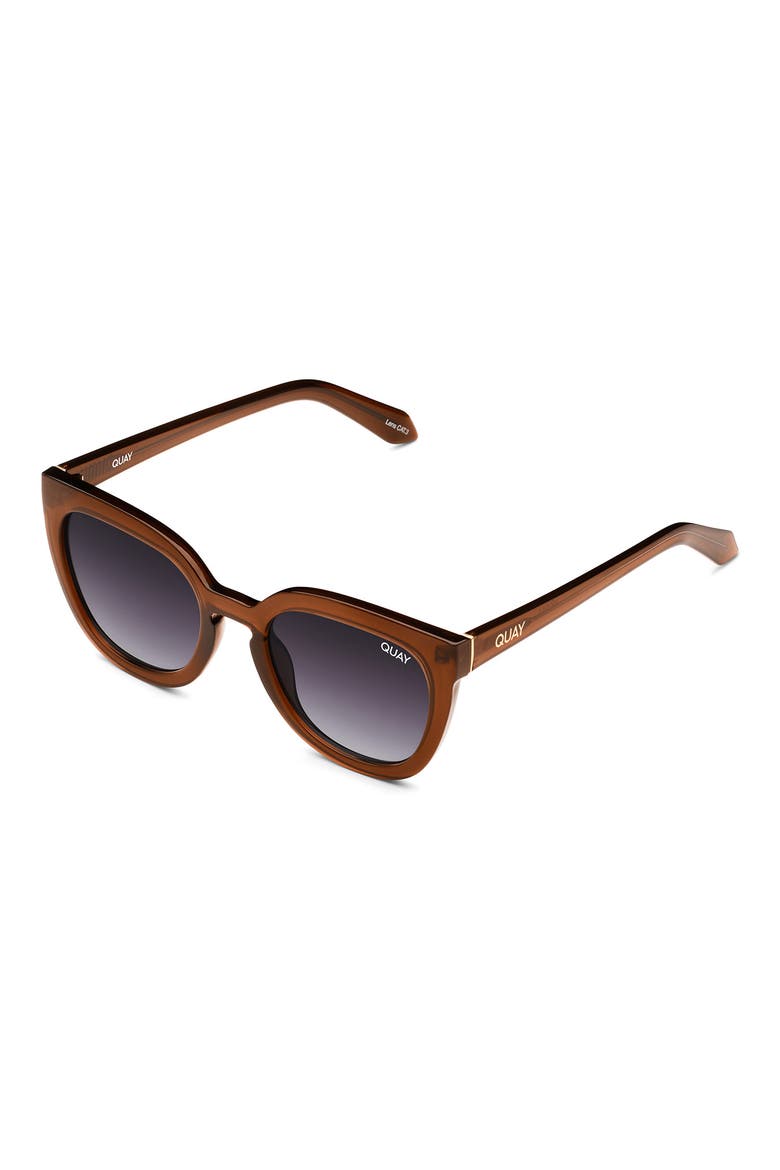 Noosa 55mm Cat Eye Sunglasses, Alternate, color, MILKY ESPRESSO SMOKE GRADIENT