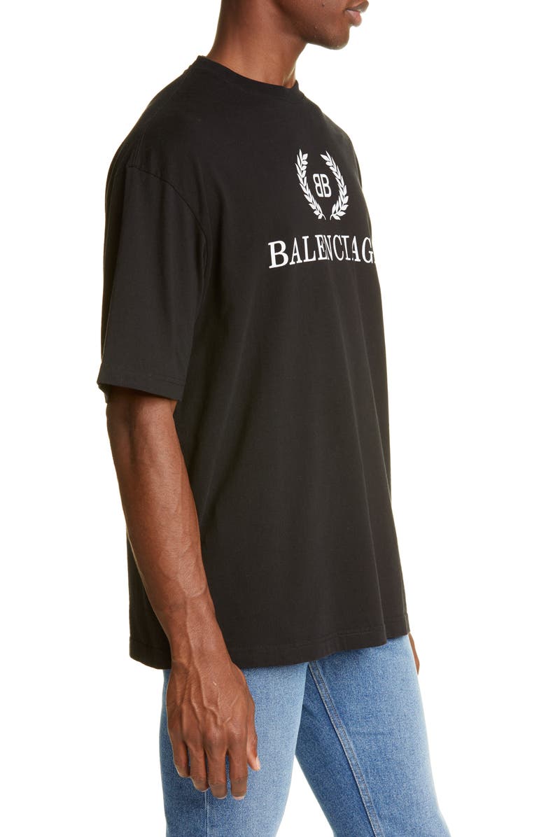 Balenciaga New BB Logo T-Shirt, Alternate, color, 