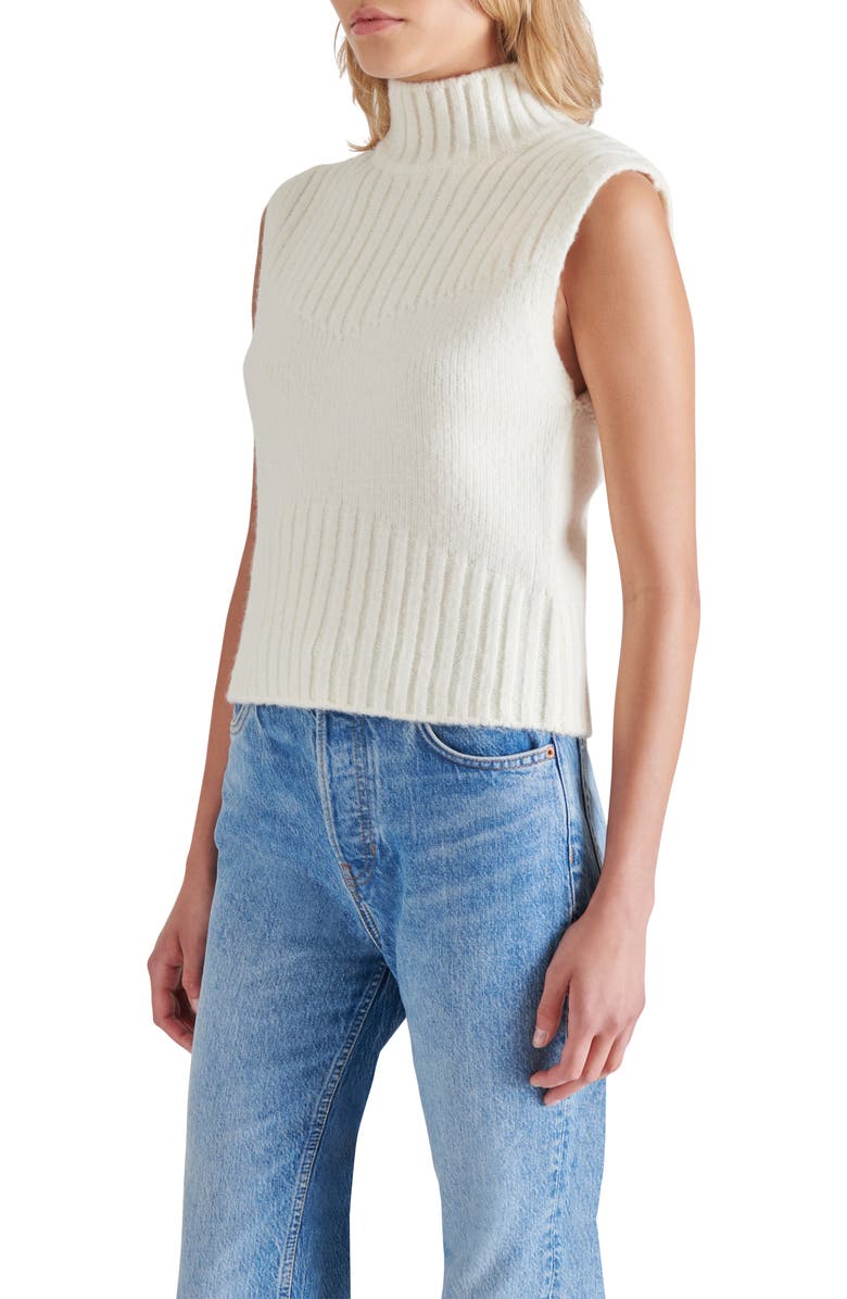 Steve Madden Serin Sleeveless Turtleneck Sweater, Alternate, color,
