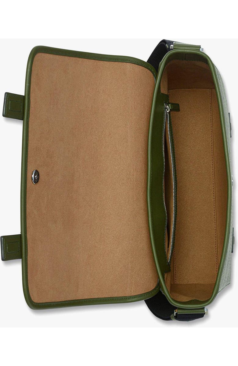 MCM Aren Messenger in Visetos, Alternate, color, Green